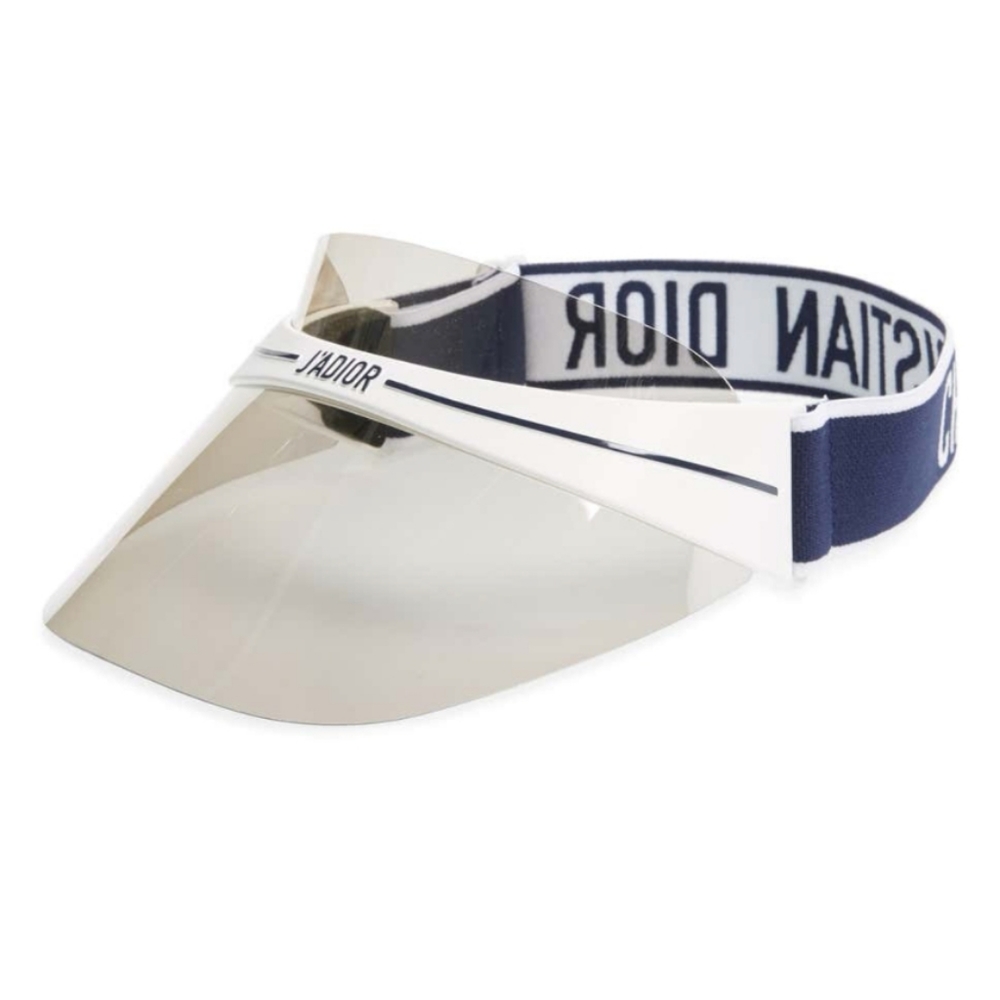 Christian Dior Navy White Trim Visor Hat - Picture 3 of 12